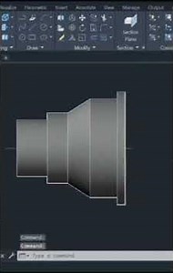 Revolución 3d en Autocad video completo en el canal #revolución #3d #autocad #diseño