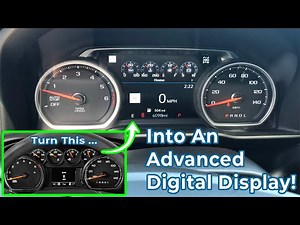 2019-2021 Silverado Digital Gauge Cluster Upgrade