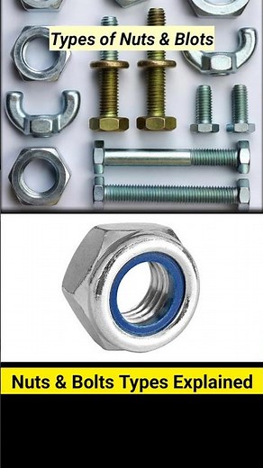 Nuts & Bolts Types Explained | Sajon Technical Tech | #boltsnuts #shortsvideo