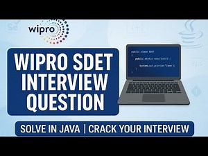 🔥 Wipro SDET Interview Questions | Automation Testing Interview Prep | Crack Wipro Easily!