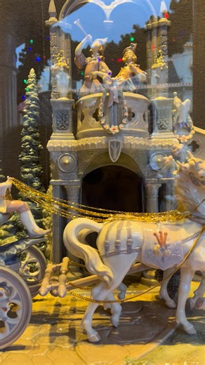 Take a peek at this beautiful Cinderella statue in the window of Arribas Bros at Magic Kingdom! This piece is STUNNING! 🤩 Just a tad bit out of our price range at $63,300 dollars 😉 #magickingdom #collectible #wdw #cinderella #statue #expensive | Disney Addicts