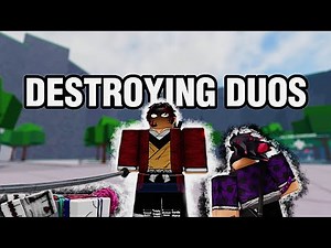 YORIICHI Destroys RANKED DUOS in Roblox The Strongest Battlegrounds