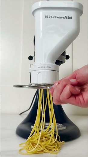 Homemade Pasta Made Easy | KitchenAid® Gourmet Pasta Press Attachment 🍝✨