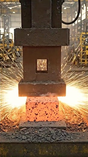 Forging Process AI Video #aishorts #aiart #forgingprocess #manufacturing #industrial #aivideo