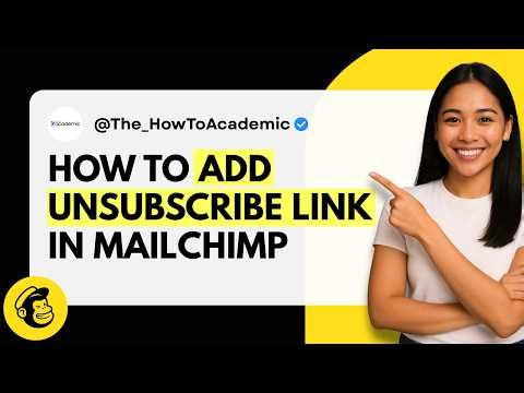 How to Add Unsubscribe Link in Mailchimp [Quick Guide]