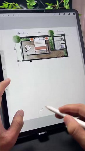 492K views · 8.6K reactions | ✨Convert room plan layout to 3d sketching  | Interior Designers | Facebook