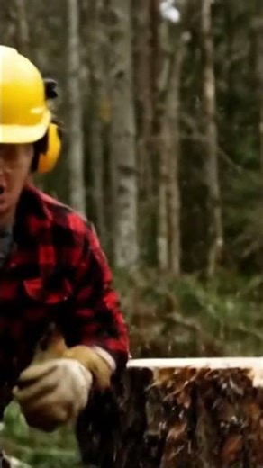 SECONDS from DISASTER! 😱🌲 (Chainsaw Fail)