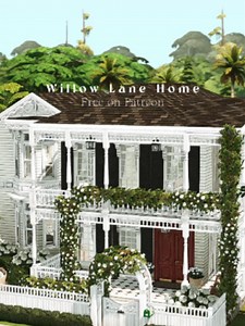 Willow Lane Home- Free on Patreon (Link in bio) #sims4tok#simstok#sims4fyp#fyp#foryoupage#sims4mods#sims4#musthavesims4mods#sims4cc#simscommunity#sims4aesthetic#ts4#ts4cc#ccfinds#ts4mods#thesims4#thesims#thesims4cc#thesims4#sims#sims4cc#sims4cas#ts4build#sims4build#sim4lp#sims4miniseries#maxismatch#maxismatchsims#simfluencer#sims4story#sims4outfits#catsanddogs#plants#cottagecore#sims4builds#simsselves