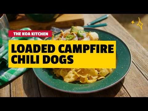 Loaded Campfire Chili Dogs