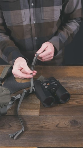 KUIU on Instagram: "PRO G3 Bino Harness Tutorial: Connecting the bino straps to your binoculars."