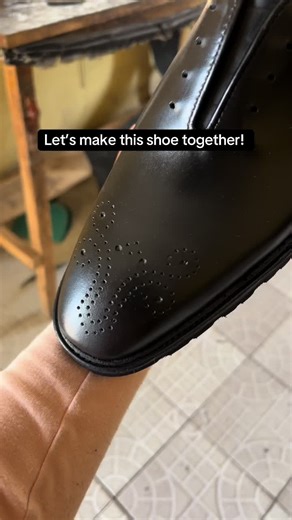 Making of a whole Cut brogued shoe!!!! Basic steps included!!! #shoemaking #shoemakingprocess #shoemakingcourse #shoemakingabuja