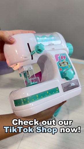 Adorable Functional Toy Sewing Machine for Kids Girls