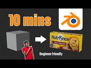 How to model and texture a Product package in Blender