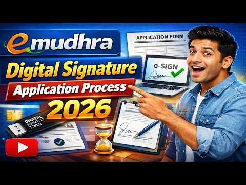 Emudhra Digital Signature Application Process 2026 - Emudhra DSC Certificate - emudhraca.com
