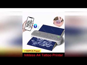 #Peripage A40 Thermal Printer Wireless Tattoo Transfer Bluetooth USB Mobile Machine Text PDF Docum