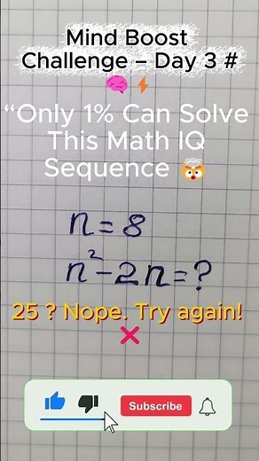 🚀 Solve This in 3 Seconds… If You’re Smart!#shorts #viral #brainchallenge #mathchallenge #IQ