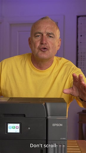 Oi! You there. Stop scrolling. ⚠️ epson.com.au/ecotank/ #epson #epsonaustralia #ecotank #printer #cartridgefree #lowcostprinting #giantinktanks #homeofficeaustralia | Epson