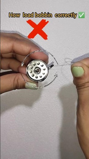How to load bobbin? #sewing #tips #diy #tipsandtricks #shorts