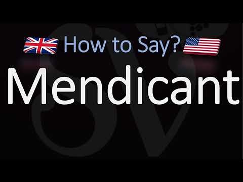 How to pronounce Mendicant? (CORRECTLY) Meaning & Pronunciation