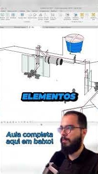 Como organizar a vista 3D do projeto hidro para os cálculos hidráulicos 💧 #hidrossanitario