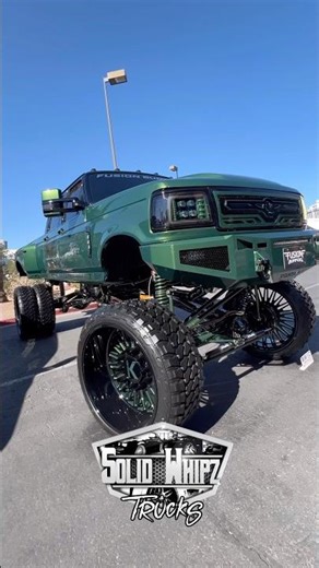 Lifted OBS Ford on KG1 Forged wheels at SEMA