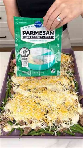 Easy sheet pan green bean and sausage dinner everyone will love