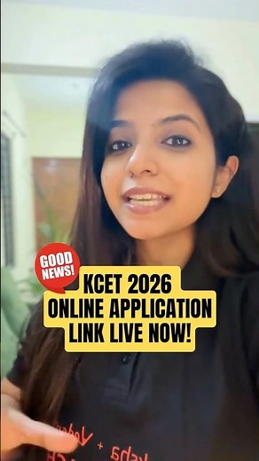 KCET 2026 Application Link is LIVE? 🔔 #kcet2026 #kcet #kcetexam
