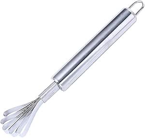 Stainless Steel Coconut Meat Scraper, Coconut Meat Removal Knife, Multi-Purpose Coconut Grater Slicer Fish Scaler Remover for Kitchen