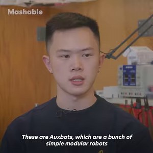 335K views · 108 reactions | We met with MIT graduate student Gregory Xie to get a first hand look at Auxbots, the untethered robotic units that take a different approach to modular robotics. | Mashable | Facebook