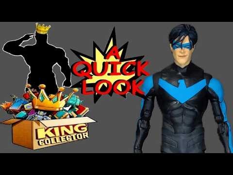 Nightwing DC Multiverse McFarlane Toys Batman Comics Action Figure Quick Look Review