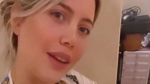 Icardi sends fans into meltdown as she shares video wearing revealing swimsuit