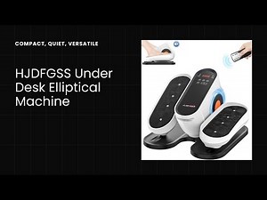 HJDFGSS Under Desk Elliptical Machine - Get FIT with the Top Rated Under Desk Elliptical Machine!
