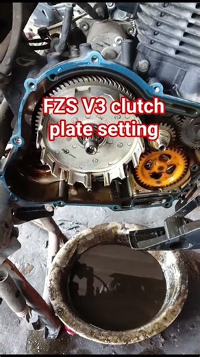 FZS bs6 V3 me clutch plate change#yt#shorts#automobile#Ajit kumar technician #