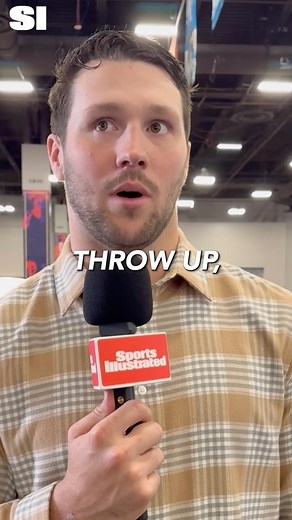Josh Allen’s gameday routine 🤮😅 #nfl #football #buffalo #bills #joshallen | Sports Illustrated