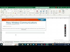 Shelly Cashman Excel 2019 | Module 5 End of Module Project 1 | Flexy Wireless Communications
