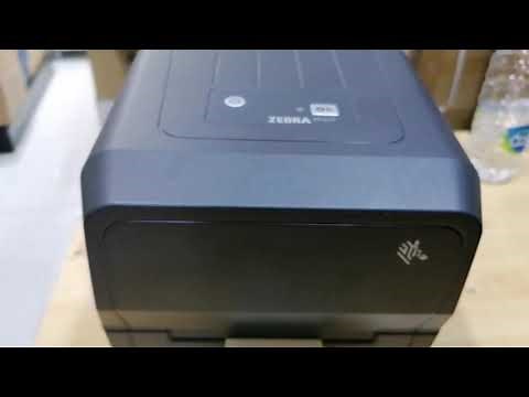 ZEBRA ZD220T MEDIA LOADING & AUTO CALIBRATION