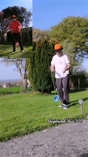 #cirque #diabolo #progrès #trickshot #équilibresurlamain Avant je faisais rouler mon diabolo sur la baguette... Maintenant c'est sur la main !!!
