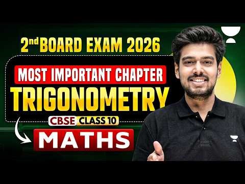 Second Board Exam 2026 Math | Math Most Important Chapter - Trigonometry | Compartment | Ayush Sir