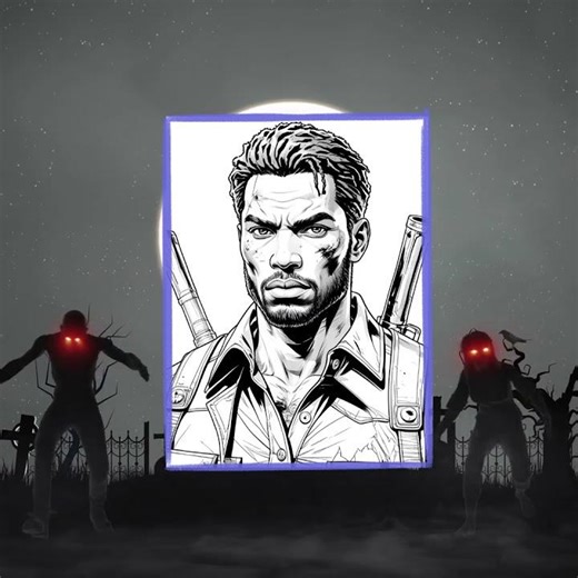 Zombies Unleashed Coloring Book
