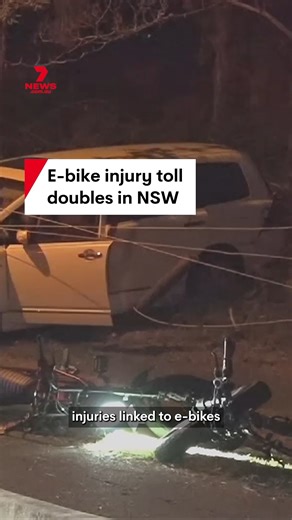 Within the first seven months of 2025, 233 people were seriously injured due to e-bike accidents in New South Wales. It has been revealed that this injury toll has doubled in less than a year. #ebike #ebikeinjury #nsw | 7NEWS Australia