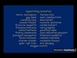 Caillou end credits