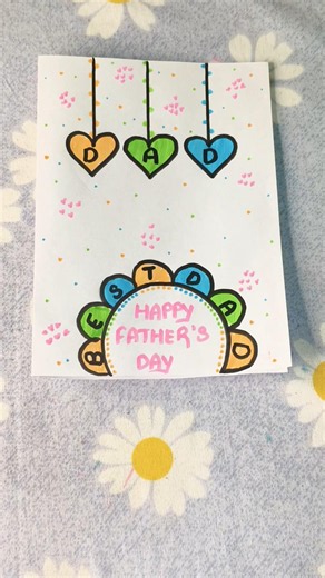 💐✨easy card for father's day🌸#youtubeshorts #cards #fathersday #cardmaking #trending #shorts #crazy
