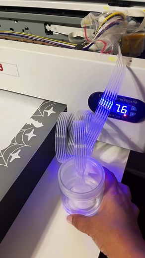 Putting my procolored in vacation mode 😬 ill be out for the nxt two weeks #procoloredl1800 #vacationmode #vacayvibes #fyp #dtfprinter #parati #fy