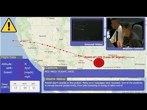 New HD Render Analysis -Space Shuttle Columbia Re-Entry Breakup - STS-107 Telemetry, multi-views