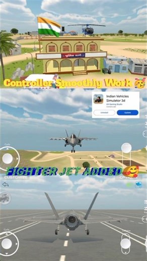 NEW Fighter Jet ADDED UPDATE KAISE LEN 💥 INDIAN VEHICLE SIMULATOR 3D NEW UPDATE ✅ ||#shorts