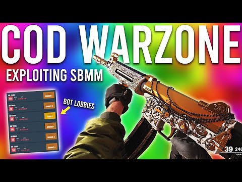 Call of Duty Warzone Exploiting Skill Based Match Making.
