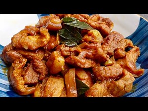 马来西亚🇲🇾料理：干咖喱猪，无椰酱版😋好吃又简单！🌶️Malaysian 🇲🇾 cuisine: dry curry pig, no coconut sauce version😋
