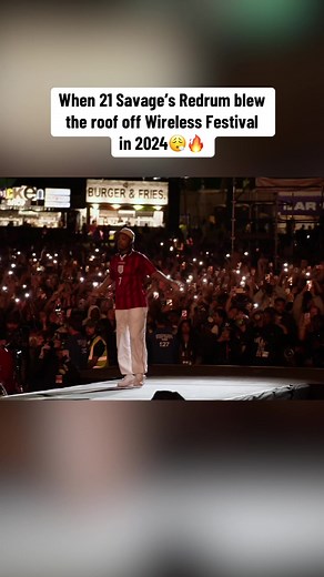 21 Savage's Redrum Shines at Wireless Festival 2024