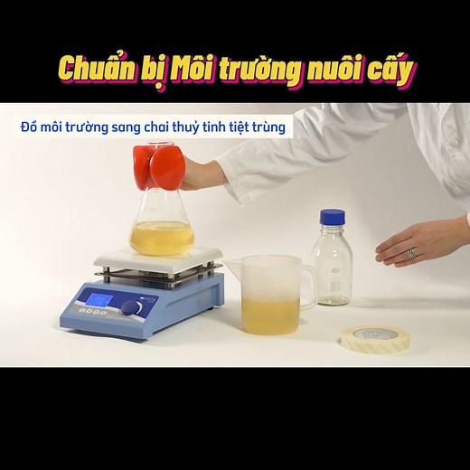 Môi trường nuôi cấy vi khuẩn. #videophonglab #nplab | Dụng cụ thí nghiệm Sinh Học