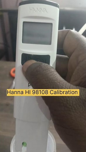 Hanna HI98108 pH meter Calibration using 4 pH and 7 pH buffer Solution #calibration